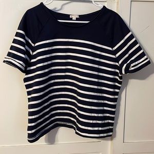 GAP striped short sleeve shirt